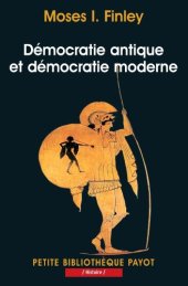book Démocratie antique et démocratie moderne
