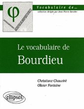 book Le vocabulaire de Bourdieu