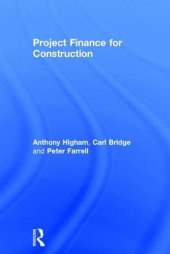 book Project Finance for Construction