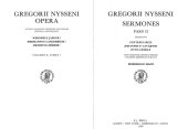 book Gregorii Nysseni Sermones. Pars 2