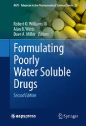 book Formulating Poorly Water Soluble Drugs