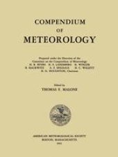 book Compendium of Meteorology: Prepared under the Direction of the Committee on the Compendium of Meteorology