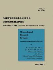 book Meteorological Research Reviews: Summaries of Progress from 1951 to 1955