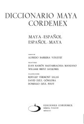 book Diccionario Maya Cordemex: Maya-Español, Español-Maya