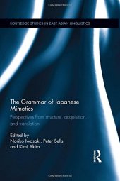 book The Grammar of Japanese Mimetics: Perspectives from structure, acquisition, and translation