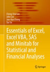 book Essentials of Excel, Excel VBA, SAS and Minitab for Statistical and Financial Analyses