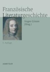 book Französische Literaturgeschichte