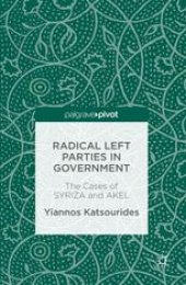 book Radical Left Parties in Government: The Cases of SYRIZA and AKEL