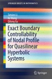 book Exact Boundary Controllability of Nodal Profile for Quasilinear Hyperbolic Systems