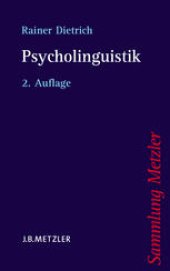 book Psycholinguistik