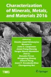 book Characterization of Minerals, Metals, and Materials 2016