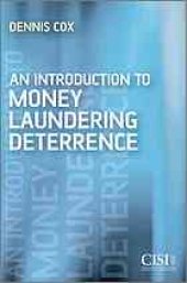 book Introduction to money laundering deterrence