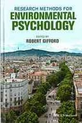 book Research methods for environmental psychology