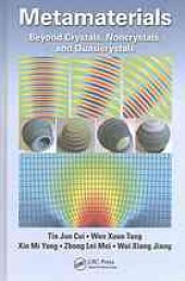 book Metamaterials: beyond crystals, noncrystals, and quasicrytals