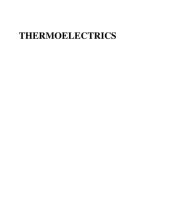 book Thermoelectrics: design and materials