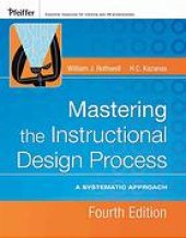 book Mastering the instructional design process: a systematic approach