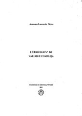 book Curso de Variable Compleja