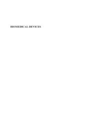 book Biomedical devices : design, prototyping, and manufacturing