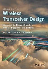 book Wireless Transceiver Design: Mastering the Design of Modern Wireless Equipment and Systems