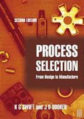 book Process selection : from design to manufacture