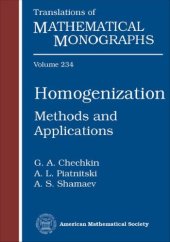 book Homogenization : Methods and Applications