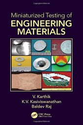 book Miniaturized testing of engineering materials