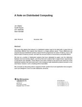 book A Note on Distributed Computing