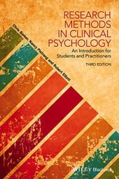 book Research methods in clinical psychology: an introduction for students and practitioners