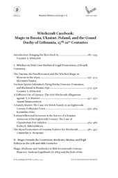 book Witchcraft Casebook: Magic in Russia, Ukraine, Poland, and the Grand Duchy of Lithuania, 15th-21st Centuries