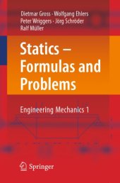 book Statics - Formulas and Problems: Engineering Mechanics 1