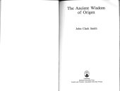 book The Ancient Wisdom of Origen