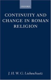 book Continuity and Change in Roman Religion