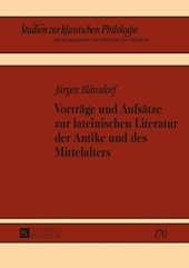 book Vorträge und Aufsätze zur lateinischen Literatur der Antike und des Mittelalters