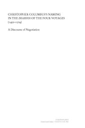 book Christopher Columbus’s Naming in the ’diarios’ of the Four Voyages (1492-1504): A Discourse of Negotiation