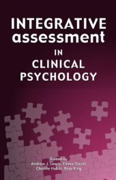 book Integrative Assessment in Clinical Psychology