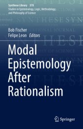 book Modal Epistemology After Rationalism