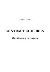 book Contract Children. Questioning Surrogacy