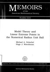 book Model Theory and Linear Extreme Points in the Numerical Radius Unit Ball