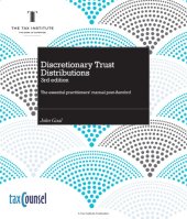 book Discretionary trust distributions : the essential practitioners’ manual post-Bamford