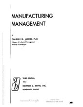 book Manufacturing management