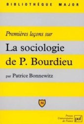 book Premieres leçons sur la sociologie de Pierre Bourdieu