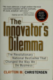 book The Innovator’s Dilemma