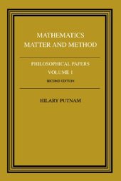 book Philosophical Papers, Volume 1: Mathematics, Matter and Method