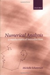 book Numerical Analysis: A Mathematical Introduction