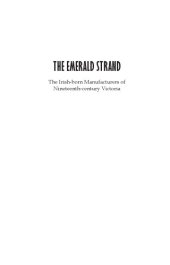 book The emerald strand : the Irish-born manufacturers of ninetheenth-century Victoria.