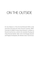 book On the outside : pathways in and out of homelessness