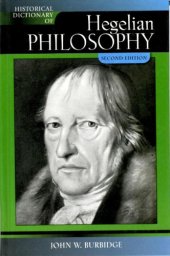 book Historical Dictionary of Hegelian Philosophy