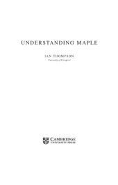 book Understanding Maple