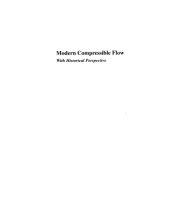 book Modern Compressible Flow: With Historical Perspective