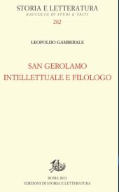 book San Gerolamo intellettuale e filologo